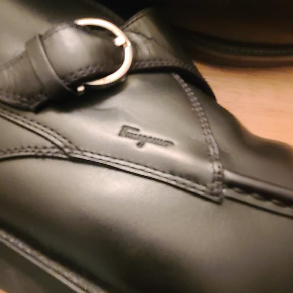 EUC Ferragamo PERU Leather Ankle Boots